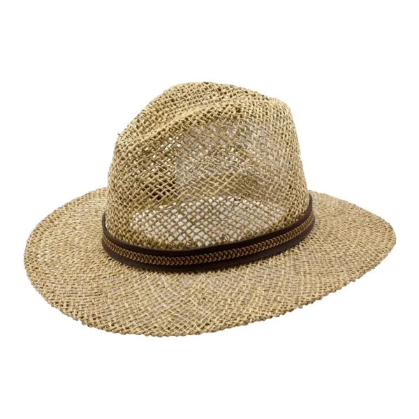 Premium Strohhut Theo - breite Krempe